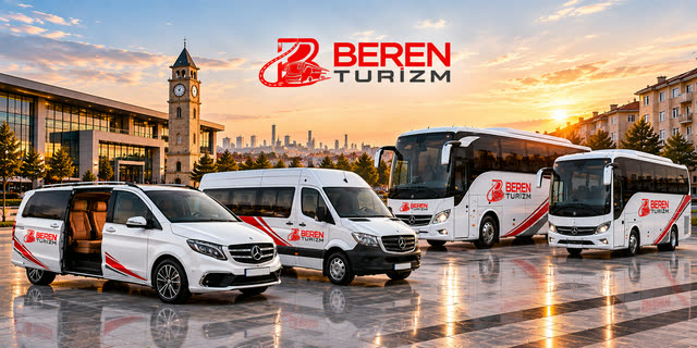 Gün batımında Beren Turizm filosu - Beren Turizm